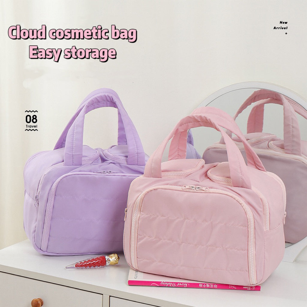 Portable multifunctional cosmetic bag, toiletry bag, travel bag