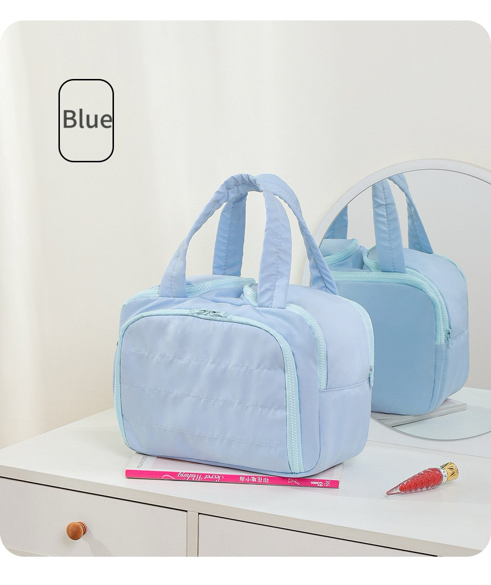 Portable multifunctional cosmetic bag, toiletry bag, travel bag