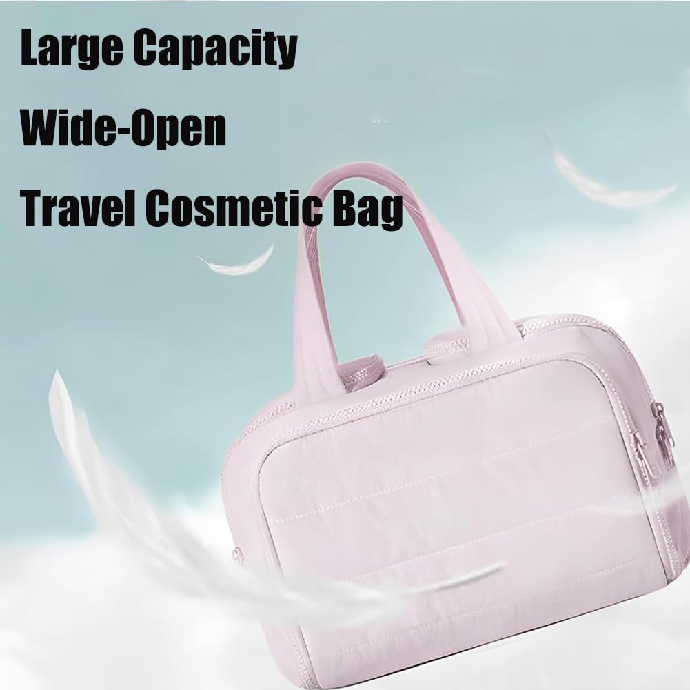 Portable multifunctional cosmetic bag, toiletry bag, travel bag
