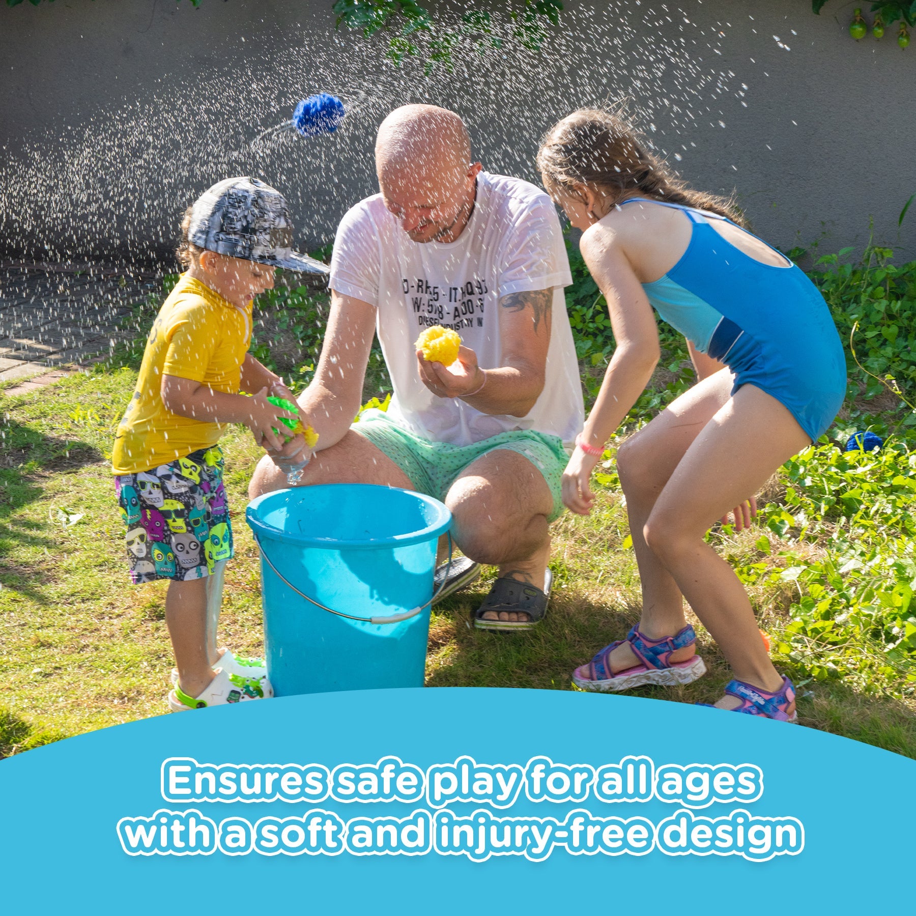 Kids Outdoor Pool Toys Reusable Sponge Water Ball (Buy 10 Get 30 Free)