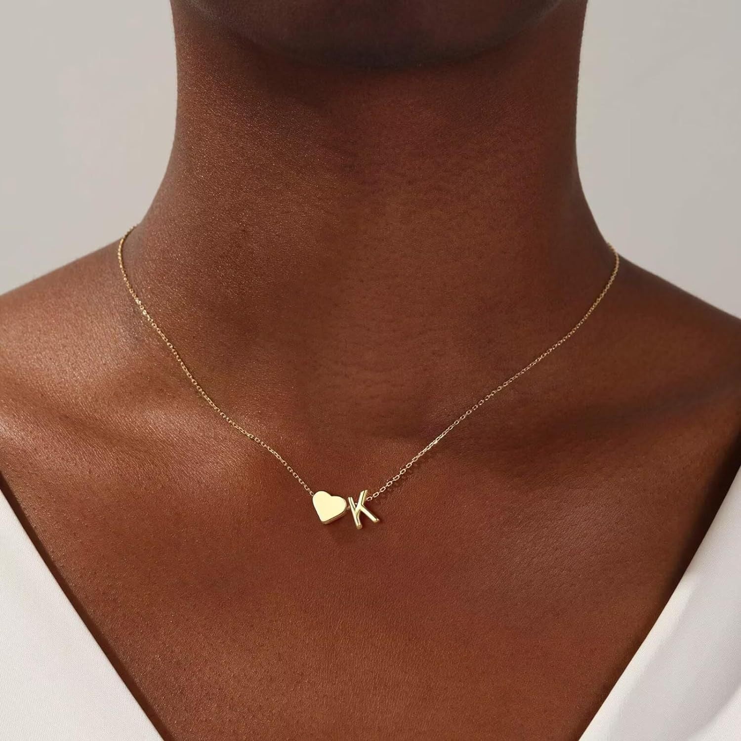 ❤️Love letter necklace 18K gold-plated clavicle chain