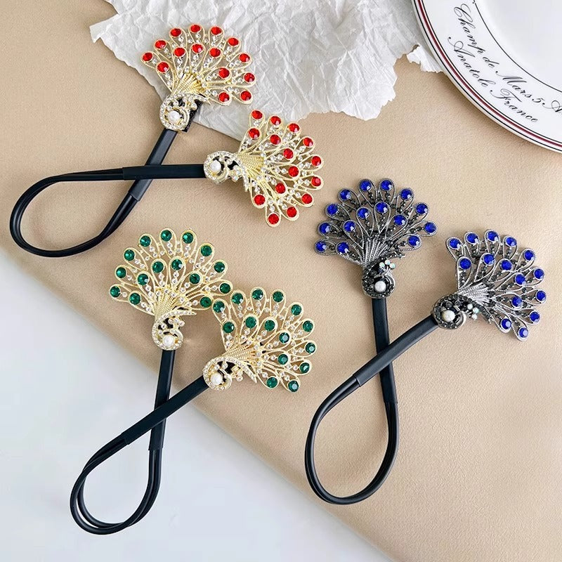 Crystal pearl peacock hair curler (🔥buy 2 get 1 free+free shiping)