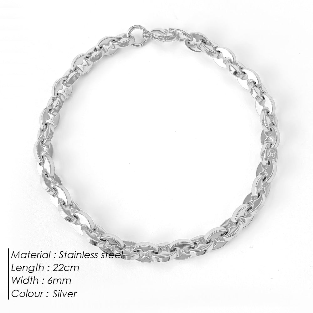 "Fortune Beans" 14K gold-plated couple bracelet for both men and women