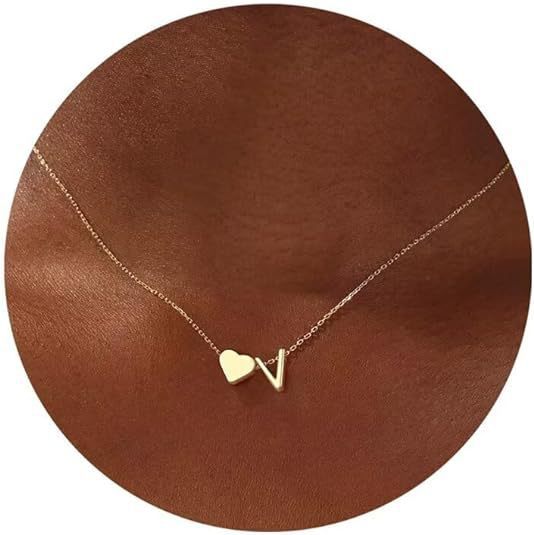 ❤️Love letter necklace 18K gold-plated clavicle chain