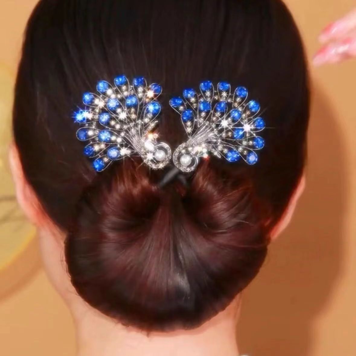 Crystal pearl peacock hair curler (🔥buy 2 get 1 free+free shiping)