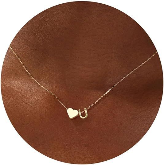 ❤️Love letter necklace 18K gold-plated clavicle chain