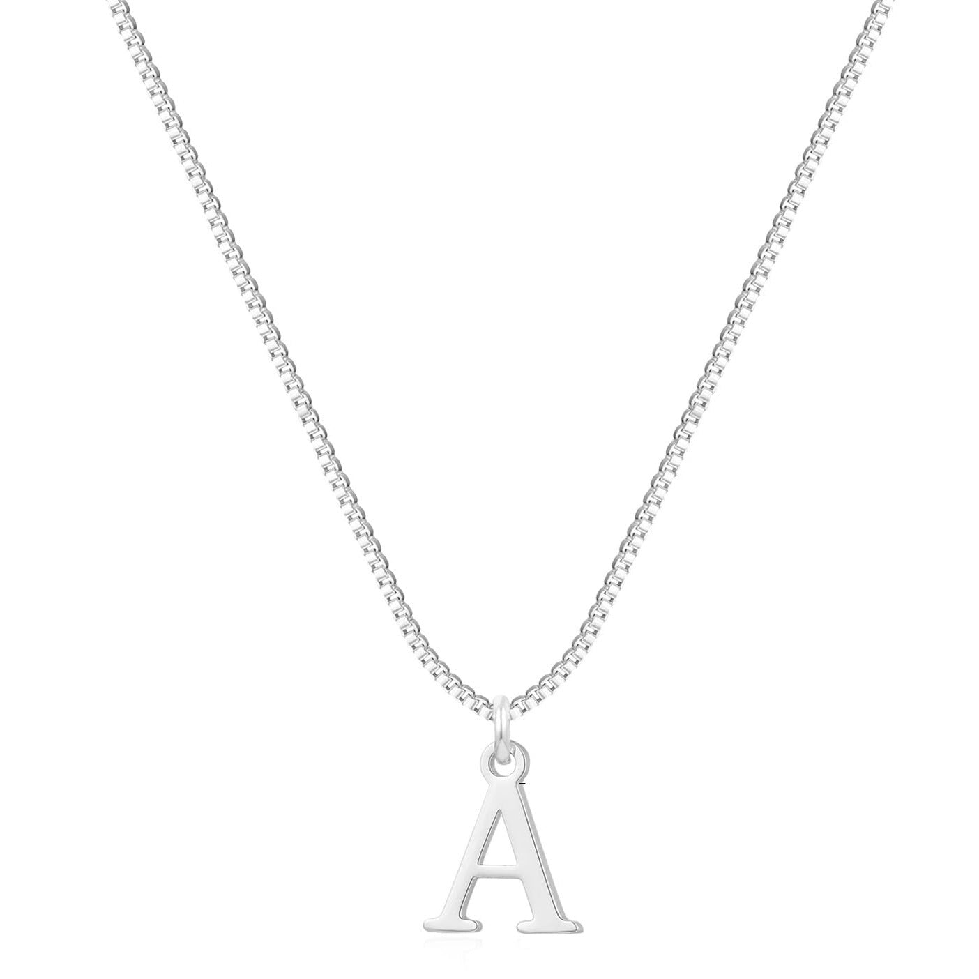 18K Gold Plated Delicate Alphabet Necklace A-Z Personalized Gift Fashion Jewelry