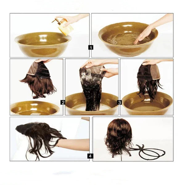 💜 LAST DAY PROMOTION - 50%OFF💜Curly Wavy Frizzy Hair Extension with Ponytail Seamless wig(Free shipping）